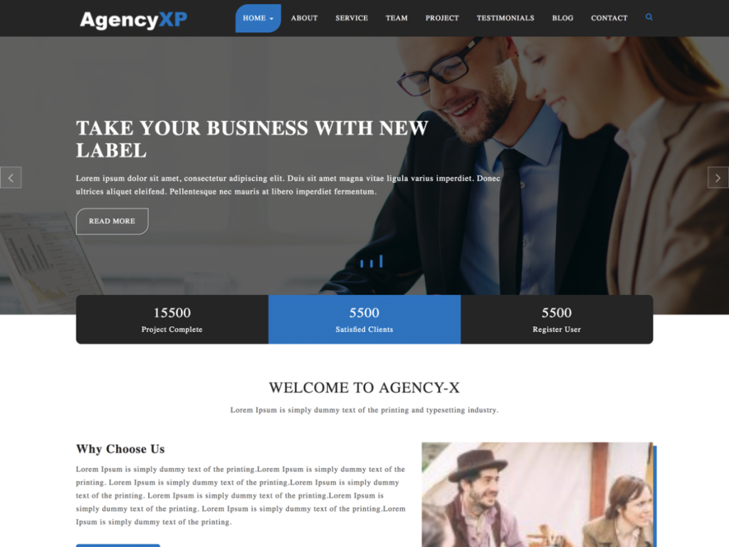 AgencyX – Agency Theme